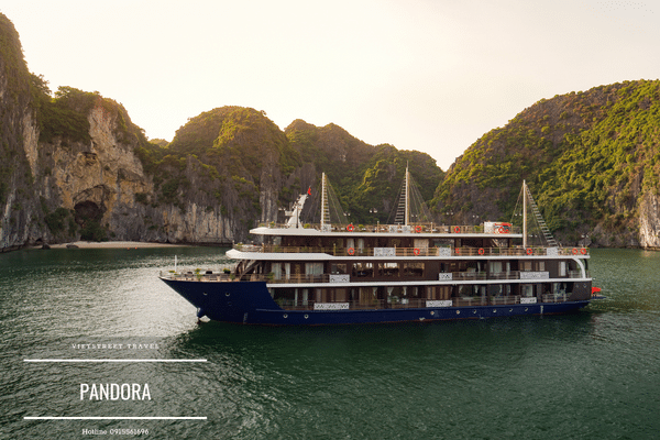 Du thuyền Hạ Long 5 sao Pandora tuyến Lan Hạ-1