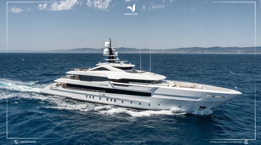 Siêu du thuyền Lusine mệnh danh “ Chim ưng trên mặt nước” có gì đặc biệt?